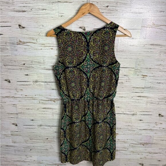 Banana Republic Black and Green Sheath Mini Dress size 4 - Picture 7 of 7